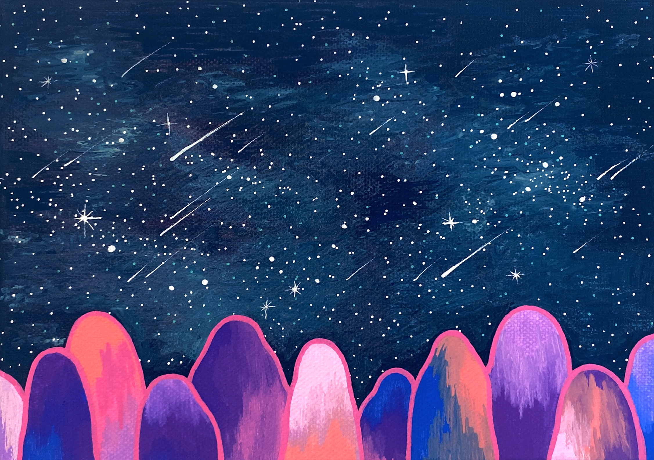 쏟아지는 별들(pouring stars)