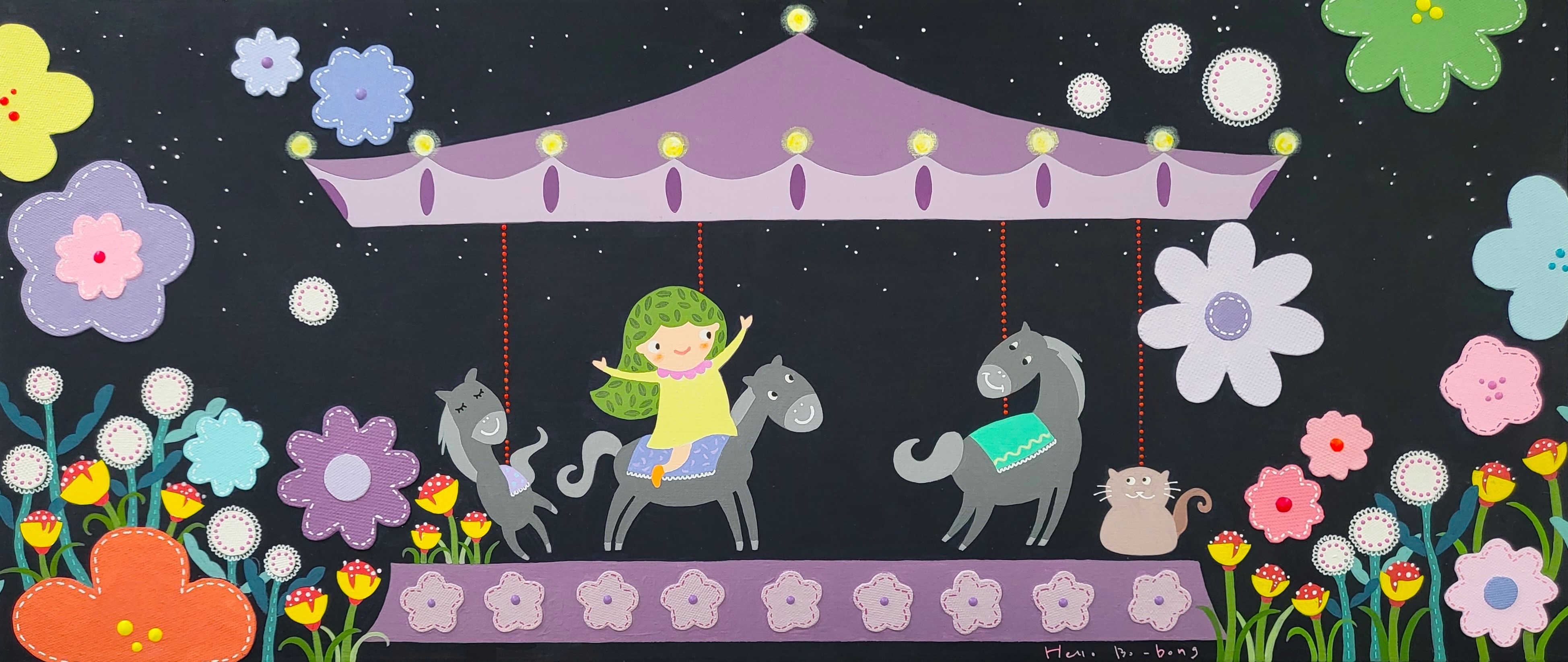 Hello Bo-bong   (Merry-go-round)