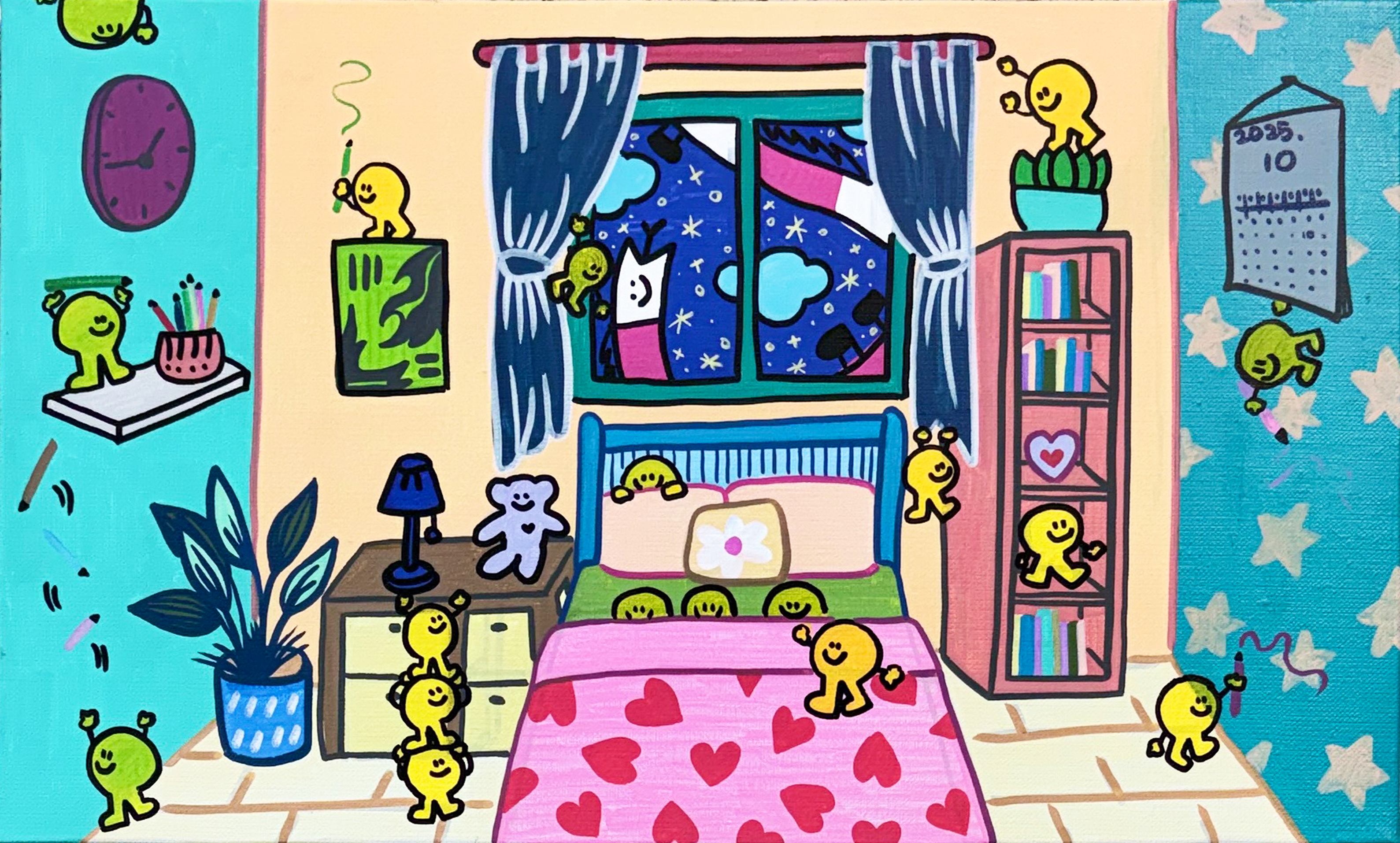 칙피의 인간집 탐험 - 침실