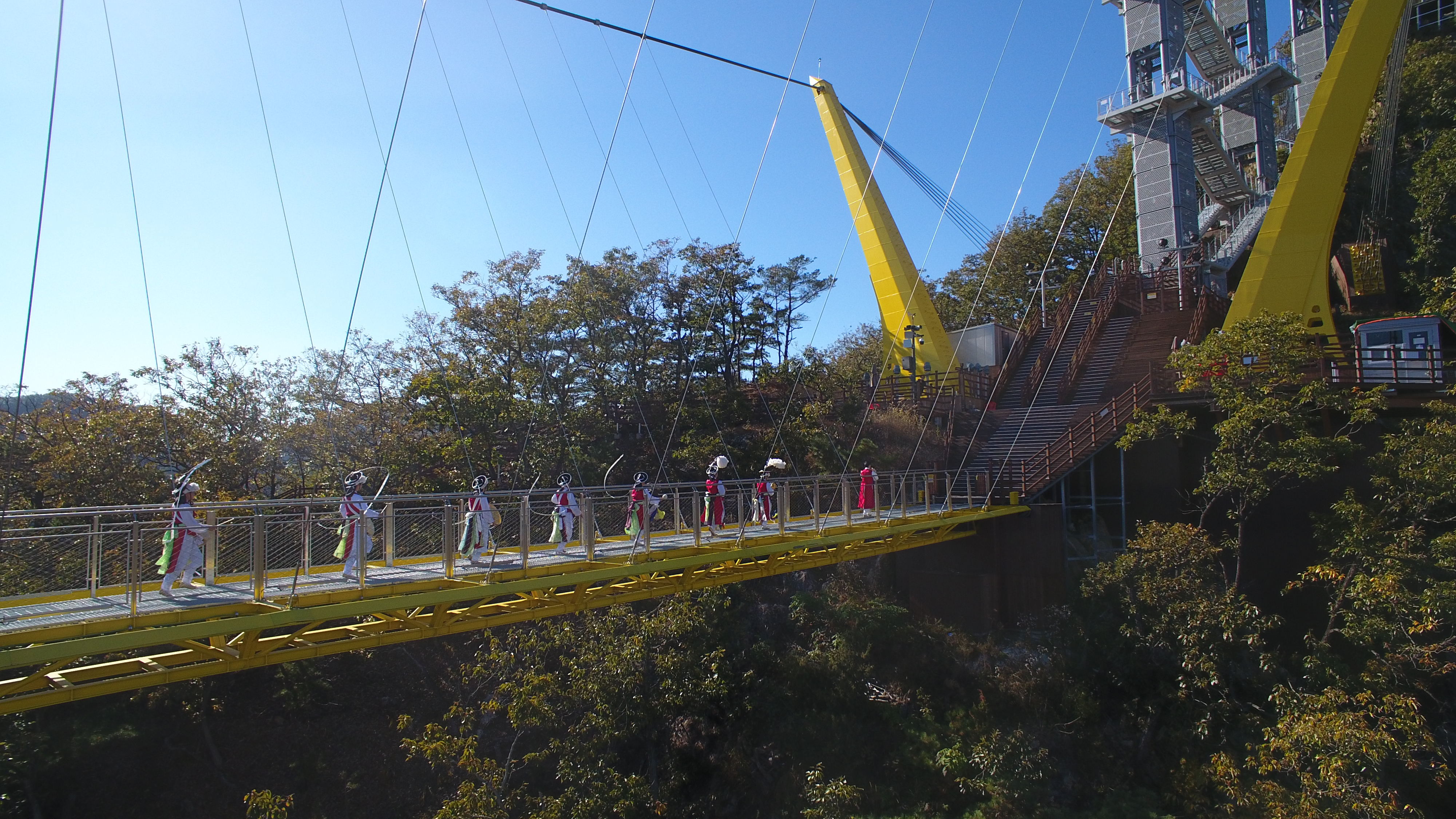 원주 소금산 울렁 다리 영상 촬영