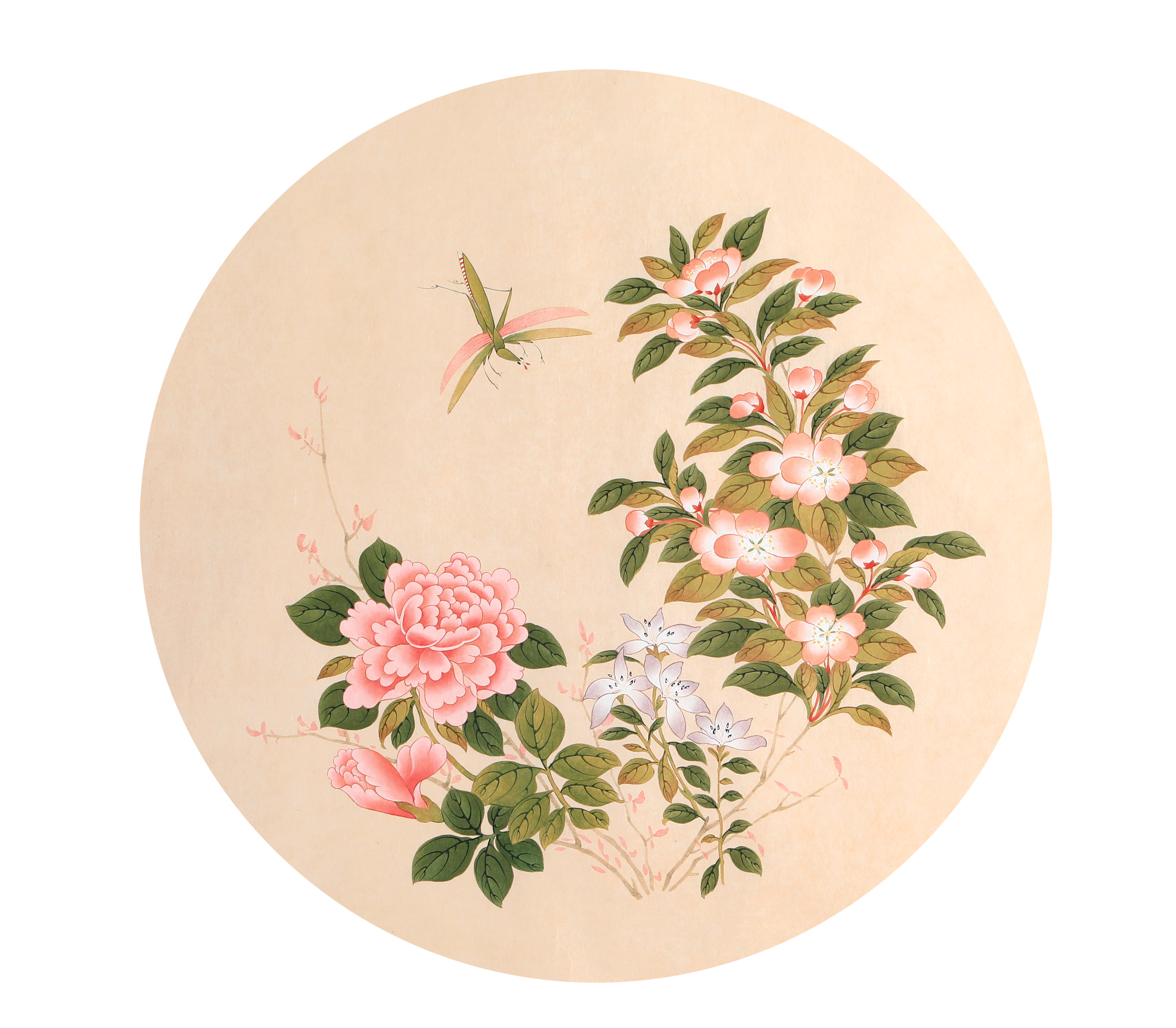 지예정_화훼초충도